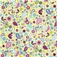 green flannel fabric birds paisley Realizzato da Robert Kaufman 2