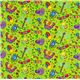 green insect bugs flannel fabric by Timeless Treasures USA 2