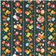 green kawaii Christmas fabric Santa Claus macaroons 2