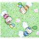 grüner kawaii Stoff Hello Kitty und Luftballons 1