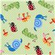green meadow animals fabric Critters USA designer 1