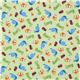 green meadow animals fabric Critters USA designer 2