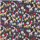 grey Michael Miller fabric Giraffe Garden 2