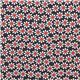 grey Michael Miller fabric with daisy flowers 2
