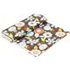 grey Michael Miller fabric with flowers & birds 3