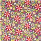 grey Robert Kaufman fabric with colourful flowers pink 2