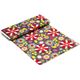 grey Robert Kaufman fabric with colourful flowers pink 3