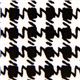 houndstooth laminate designer fabric from the USA 1