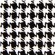 houndstooth laminate designer fabric from the USA 2
