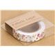 kawaii white Fabric Deco Tape with colourful flowers 2