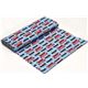 light blue London fabric bus & car Robert Kaufman USA 3