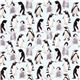 light blue Michael Miller fabric with penguins 2