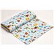 light blue Riley Blake children flannel fabric tent animals 3