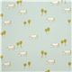 light blue birch horse organic fabric 2