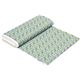 hellblauer Designer Flannellstoff mit kleinen bunten Eulen 6