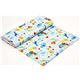 light blue fabric circus animals locomotive Robert Kaufman 3
