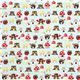 light blue organic fabric with fox toadstool by monaluna 2