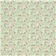 Light Cream Green Leaf Pink Bunny Rabbit Cotton Fabric From Japan 