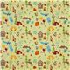 light green Riley Blake children fabric tent canoe animals 2