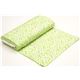 hellgr�ner Flanellstoff Blumen Marienk�fer Schmetterling USA 3