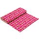 magenta Robert Kaufman fabric with green chairs 3