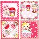 matryoshka dolls in squares Kokka fabric polka dots 1