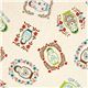 matryoshka fabric with bird heart flower par Kokka 1