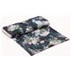 navy blue Michael Miller fabric light blue grey purple flower Serafina ...