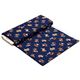 navy blue viking organic fabric with many vikings USA 3