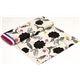 off-white echino canvas fabric Dahlia bird & flower 3
