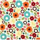 off-white flower flannel fabric by Robert Kaufman 2