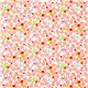 naturfarbener kawaii Stoff Rehlein Blumen aus Japan 2