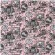 old rose Puss in Boots fairy tale fabric par Kokka Japan 2