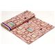 Alt Rosa echino Canvas Stoff Frame Eule Giraffe Reh 3