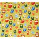 olive colored owls fabric Woodland Friends USA designer 2