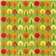 olive green fabric with trees & grid pattern Robert Kaufman 2