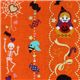 orange Halloween kawaii fabric matryoshka cat sweets 1