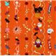 orange Halloween kawaii fabric matryoshka cat sweets 2
