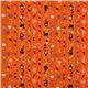 orange Halloween kawaii fabric matryoshka cat sweets 3