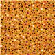 orange Riley Blake Halloween fabric colourful stars 2