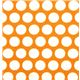 orange birch organic fabric with cream dots 2