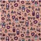 orange matryoshka dolls Kokka fabric Japan babushka 2