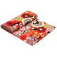 orange red Japanese Kokeshi doll fabric by Alexander Henry 3
