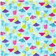 pale blue designer fabric with cocktail drink glitter 2