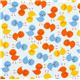 pale blue fabric with colourful chicks Realizzato da Robert Kaufman 2