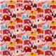 pale pink elephant canvas fabric by Nancy Wolff Kokka 2