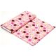 pale pink patterned designer fabric cupcakes candle cherry 3