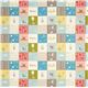 patchwork birch organic fabric with sea, boat, children 2