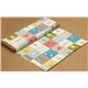 patchwork birch organic fabric with sea, boat, children 3