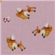pink Bambi Kokka oxford fabric baby deer from Japan 1